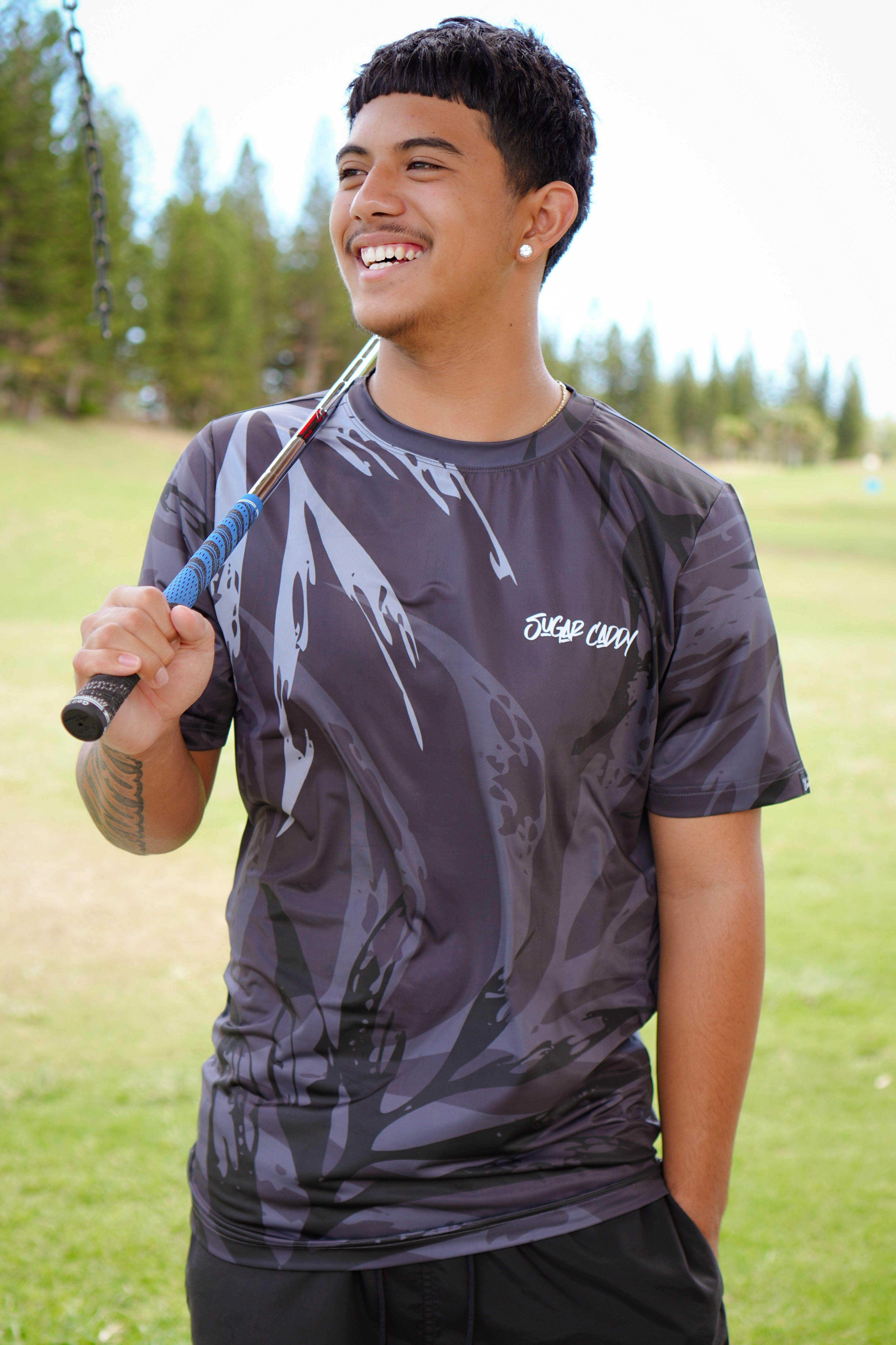 Black/Grey Palm Dri-Fit