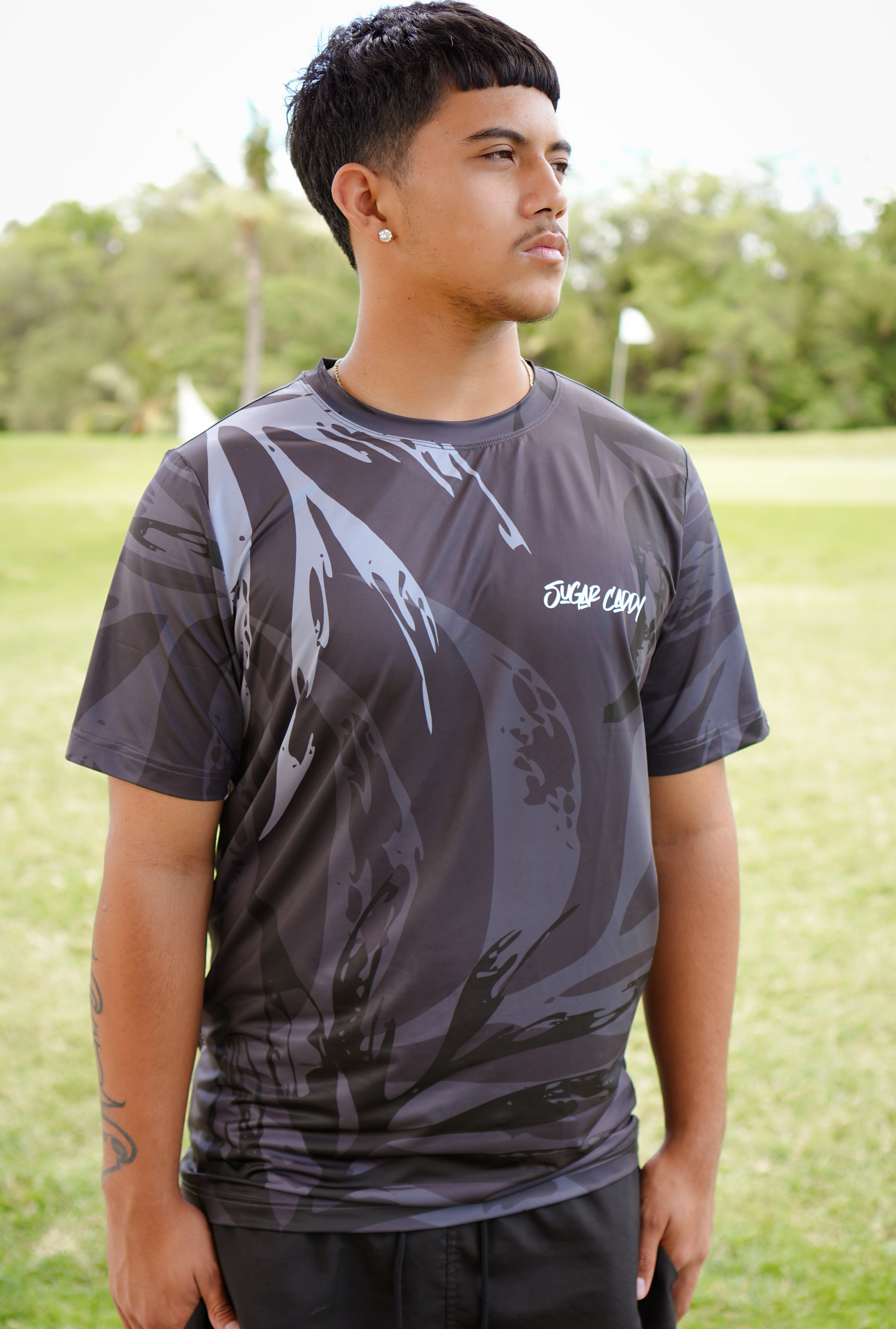 Black/Grey Palm Dri-Fit