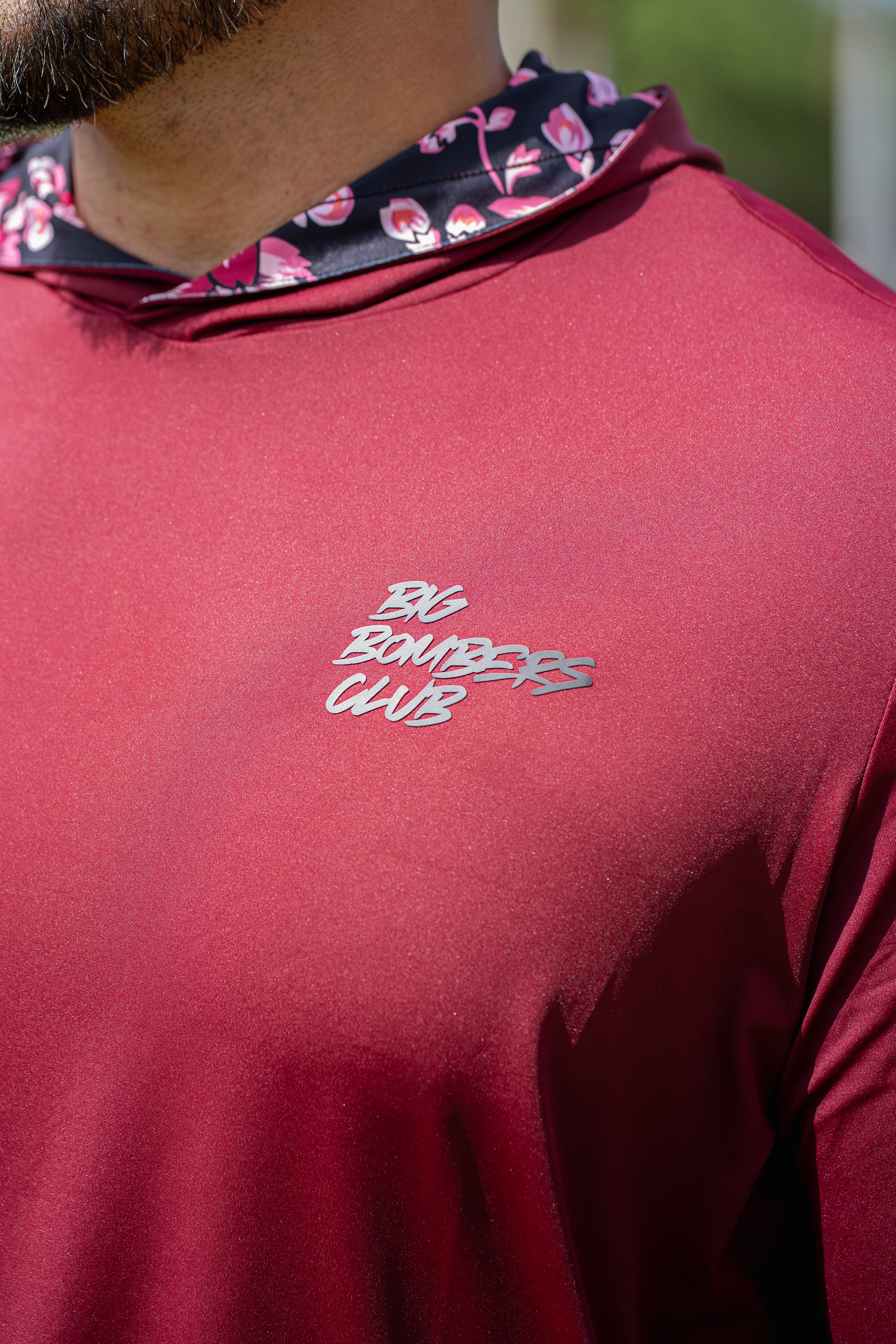 Sugar Caddy UPF 50+ performance sun hoodie designed in Hawaii for golf and outdoor activities