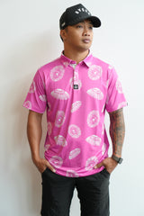 Hot Pink Opihi — Men's Hawaiʻi Golf Polo