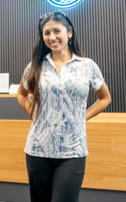 Aloha & Amen Camo — Women's Hawaiʻi Golf Polo