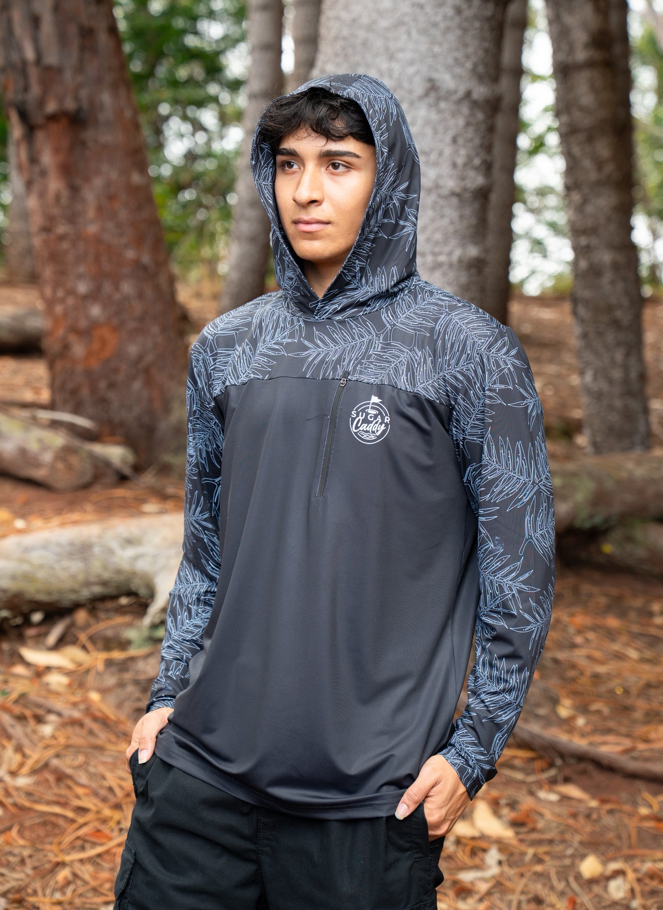 Black Lauae UPF50+ Hoodie