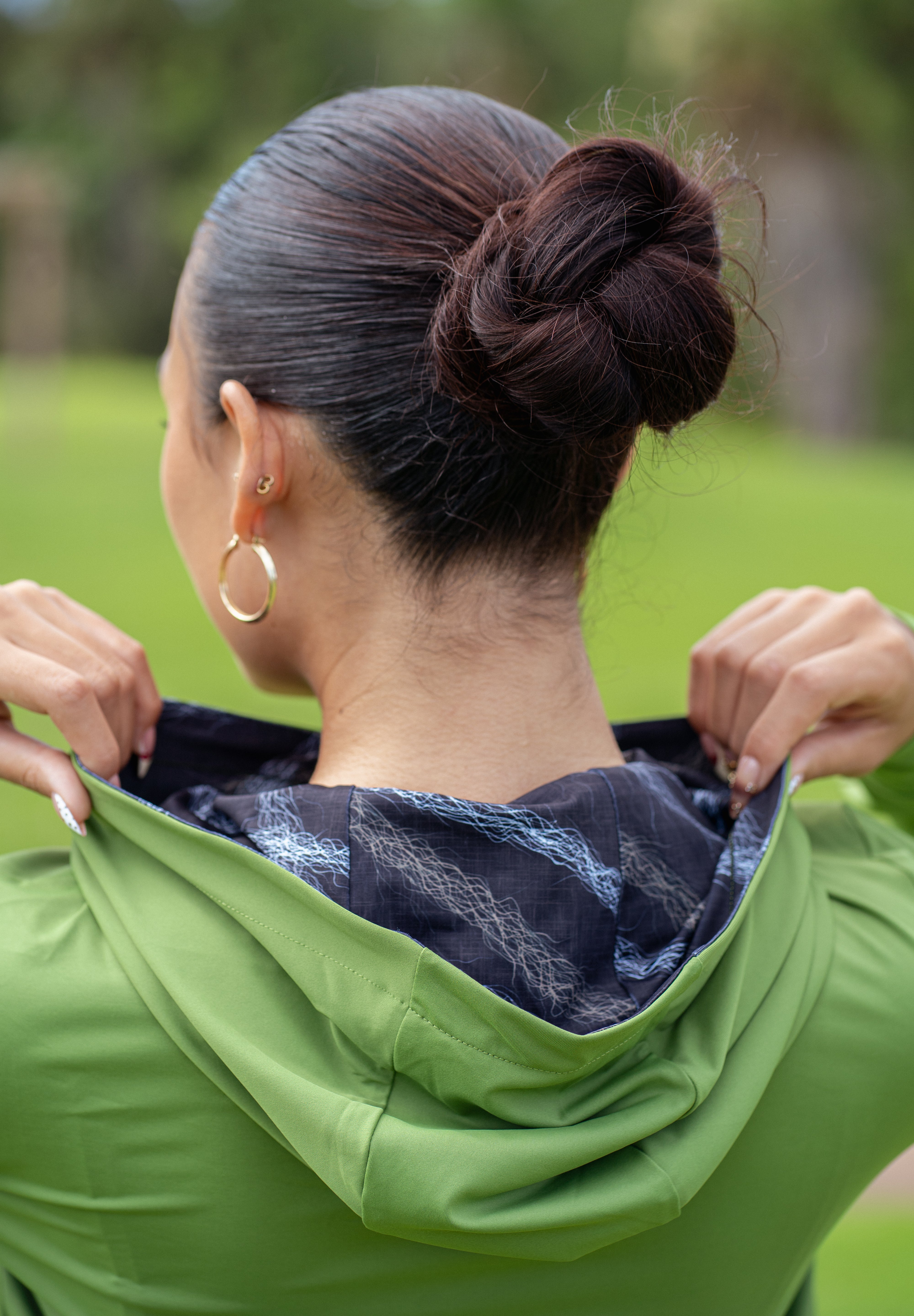 Sugar Caddy UPF 50+ performance sun hoodie designed in Hawaii for golf and outdoor activities