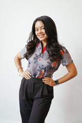 Grey Naupaka — Women's Hawaiʻi Golf Polo