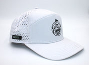 SC 7 Panel White Snapback