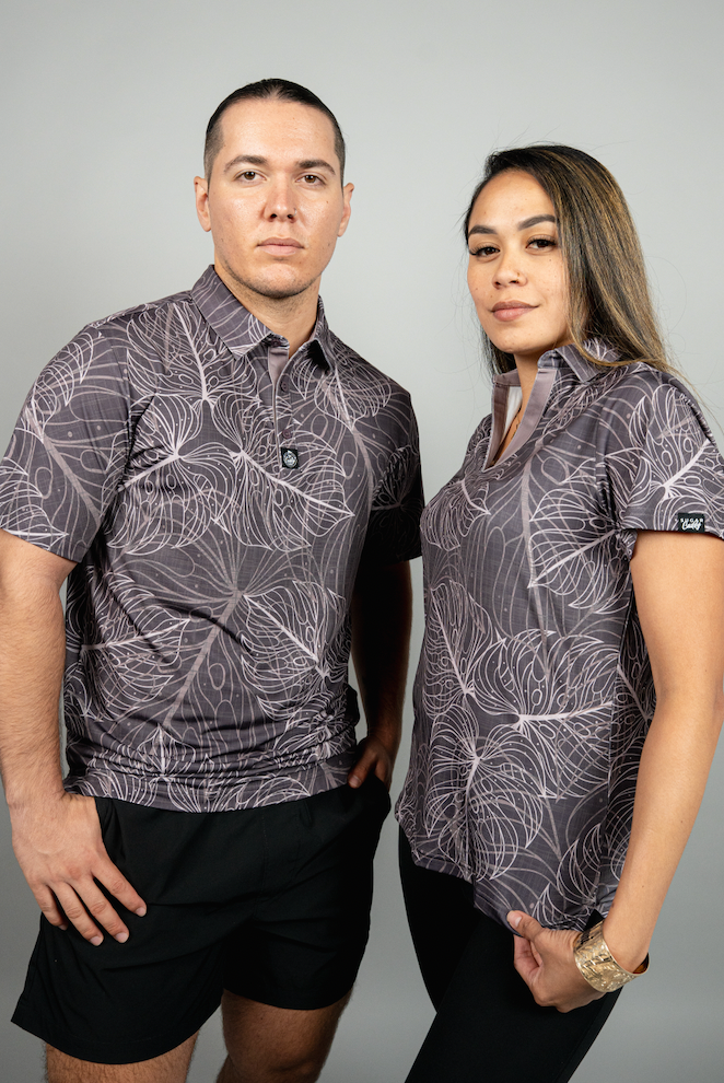 Brown/White Monstera (Women)