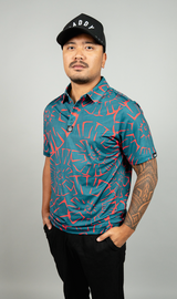 Tink and Peal Shell — Men's Hawaiʻi Golf Polo