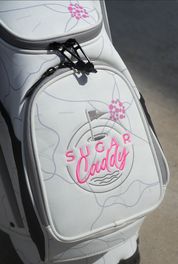 SC White/Pink Ilima Stand Bag