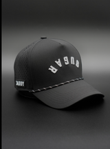 Black "Sugar" 5 Panel Hat