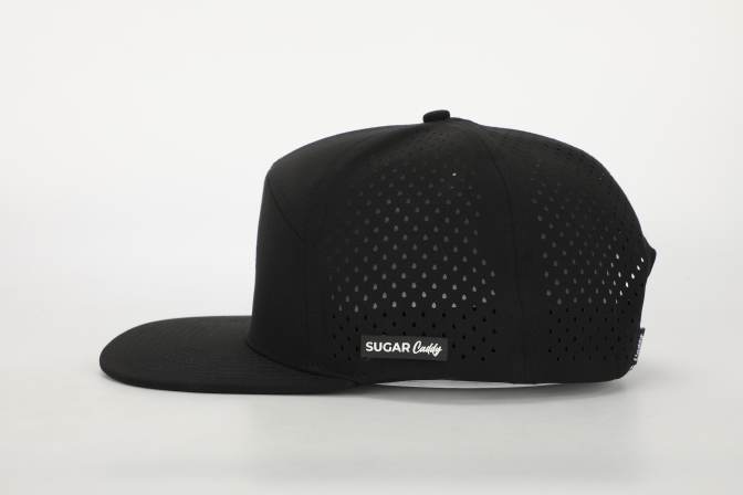 SC 7 Panel Black/White Snapback